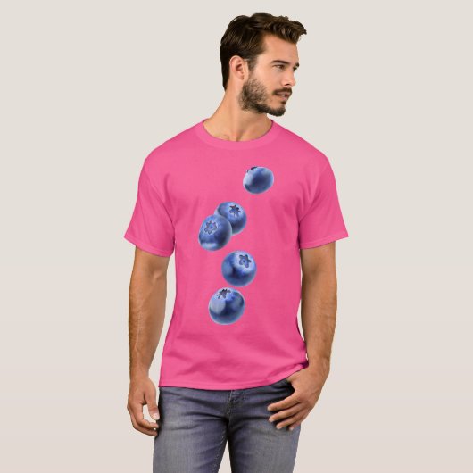Falling Blueberries T-Shirt (Vorne ganz)