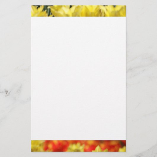 Falling Floral Summer Glow Briefpapier (Vorderseite)