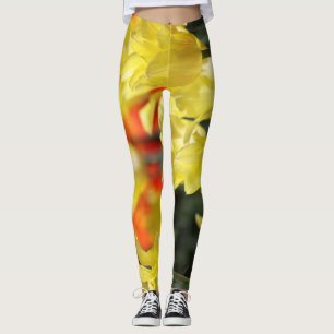 Falling Floral Summer Glow Leggings