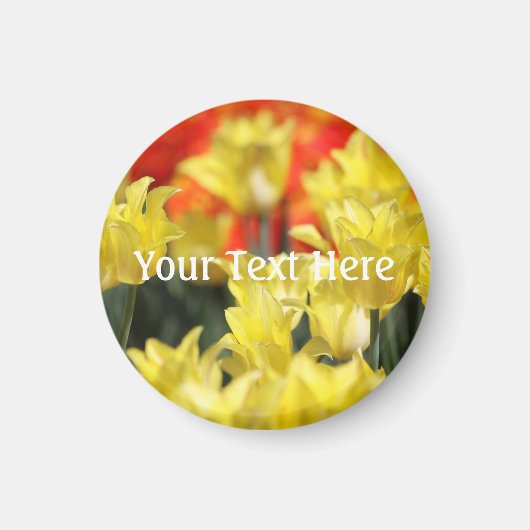 Falling Floral Summer Glow Magnet (Vorne)
