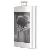 Falling Friedhof Crow Flachmann (Links)