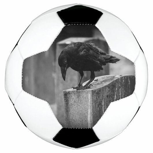 Falling Friedhof Crow Fußball (Vorderseite)