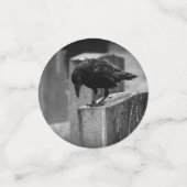 Falling Friedhof Crow Konfetti (Klein Vorderseite)