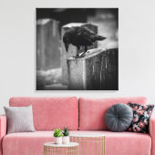 Falling Friedhof Crow Leinwanddruck (Insitu (Wohnzimmer))