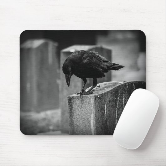 Falling Friedhof Crow Mousepad (Mit Mouse)