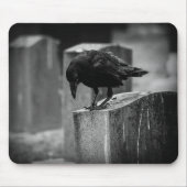 Falling Friedhof Crow Mousepad (Vorne)