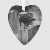 Falling Friedhof Crow Ornament (Vorderseite)