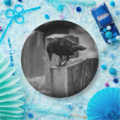 Falling Friedhof Crow Pappteller (Party)