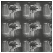 Falling Friedhof Crow Stoff (Muster)