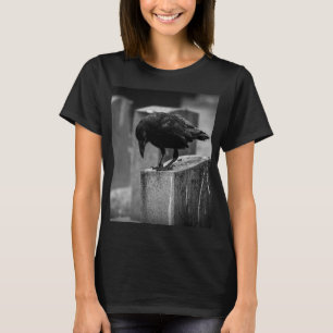 Falling Friedhof Crow T-Shirt