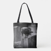 Falling Friedhof Crow Tasche (Rückseite)
