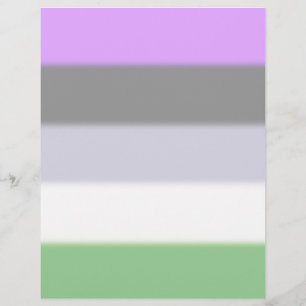Falling Genderqueer Pride Flag