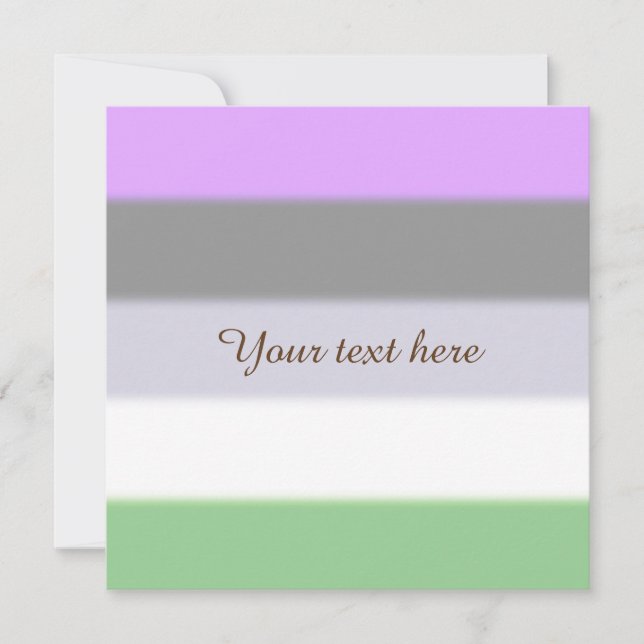 Falling Genderqueer Pride Flag (Vorderseite)