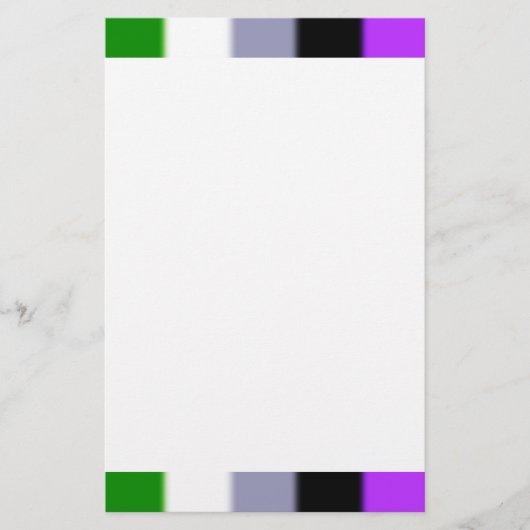 Falling Genderqueer Pride Flag Briefpapier (Vorderseite)