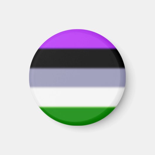 Falling Genderqueer Pride Flag Magnet (Vorne)