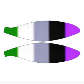 Falling Genderqueer Pride Flag Mini Basketball (Panele)