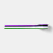 Falling Genderqueer Pride Flag Satinband (Vorderseite)
