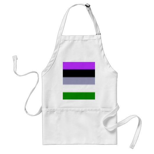 Falling Genderqueer Pride Flag Schürze (Vorne)
