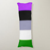 Falling Genderqueer Pride Flag Seitenschläferkissen (Vorderseite Vertikal)