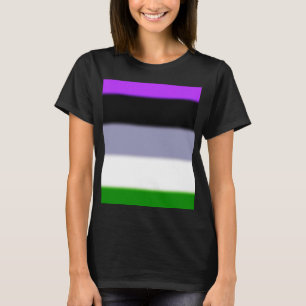 Falling Genderqueer Pride Flag T-Shirt