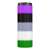 Falling Genderqueer Pride Flag Thermosbecher (Rückseite)