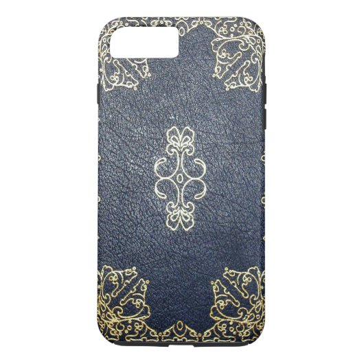 Falling Gilded Gold und Blue Book Case-Mate iPhone Hülle (Rückseite)