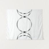 Falling Goddess Symbol Wandteppich (Vorderseite (Horizontal))