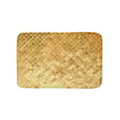 Falling Golden Checkerboard Badematte (Vorderseite)