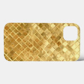 Falling Golden Checkerboard Case-Mate iPhone Hülle (Rückseite (Horizontal))