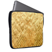Falling Golden Checkerboard Laptopschutzhülle (Vorne Rechts)