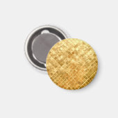 Falling Golden Checkerboard Magnet (Vorderseite/Rückseite)