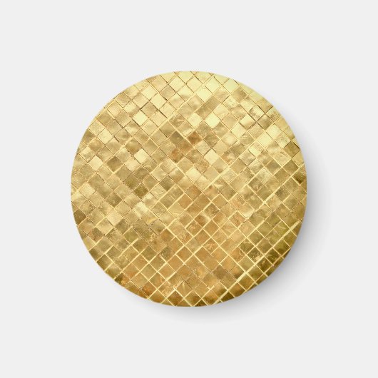 Falling Golden Checkerboard Magnet (Vorne)