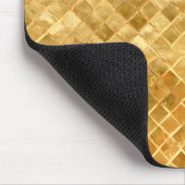 Falling Golden Checkerboard Mousepad (Ecke)