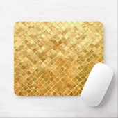 Falling Golden Checkerboard Mousepad (Mit Mouse)