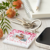 Falling Hearts Love  Schlüsselanhänger (Vorderseite rechts)