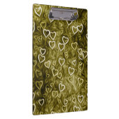 Falling Hearts - Yellow Klemmbrett (Rechts)