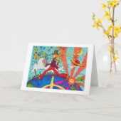 Falling in LOVE by Cindy Higby Karte (Gelbe Blume)