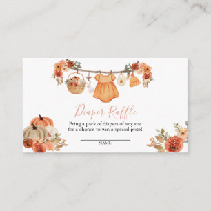 Falling In Love Clothes Baby Shower Windel-Raffle Begleitkarte