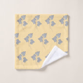 Falling Leaves Creme Badhandtuch Set (Waschlappen)