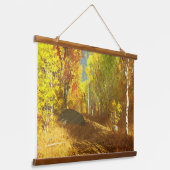 Falling Light Tapestry Wandteppich Mit Holzrahmen (Gewinkelt)