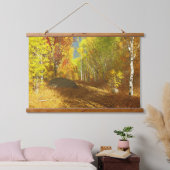 Falling Light Tapestry Wandteppich Mit Holzrahmen (Schlafzimmer)