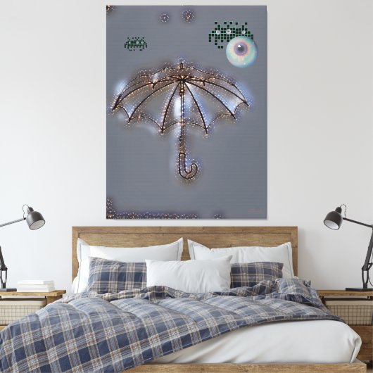 Falling Magic Leinwanddruck (Insitu (Schlafzimmer))