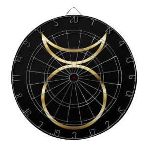 Falling Pagan Horned God Symbol Dartscheibe