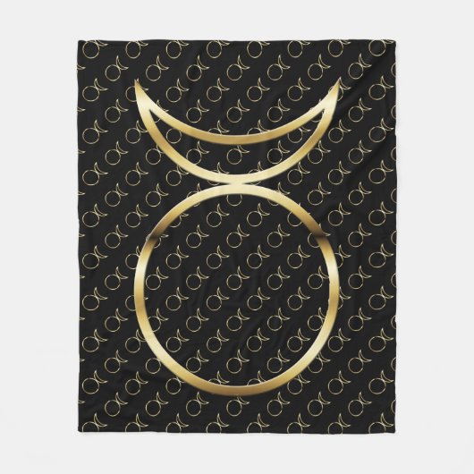 Falling Pagan Horned God Symbol Fleecedecke (Vorderseite)