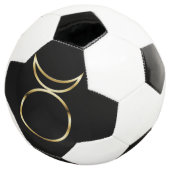 Falling Pagan Horned God Symbol Fußball (Dreiviertel)