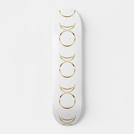 Falling Pagan Horned God Symbol Skateboard (Vorne)