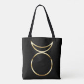 Falling Pagan Horned God Symbol Tasche (Rückseite)