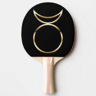 Falling Pagan Horned God Symbol Tischtennis Schläger