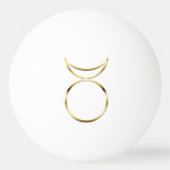 Falling Pagan Horned God Symbol Tischtennisball (Rückseite)