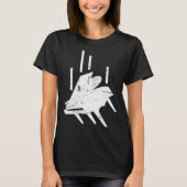 Falling  Piano Lessons Piano Player & Piano Teache T-Shirt (Vorderseite)